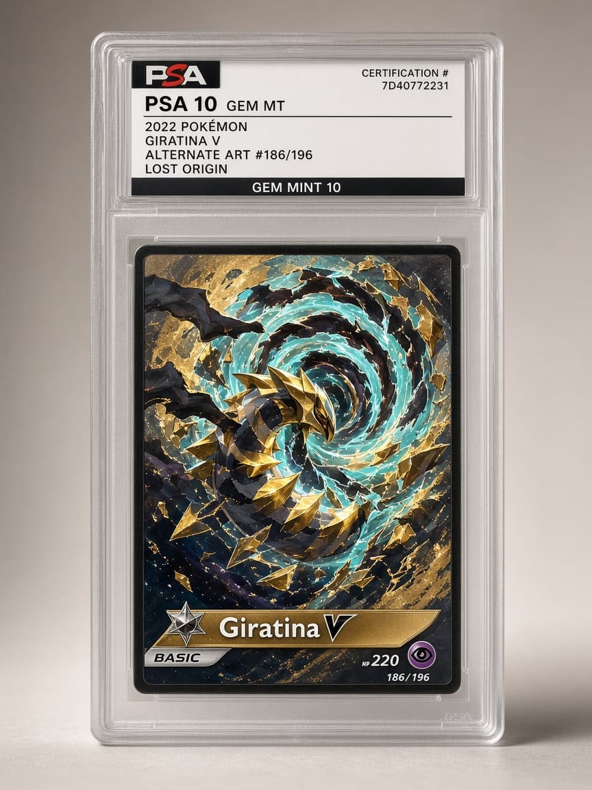 2022 Giratina V Alt Art #186/196 — PSA 10